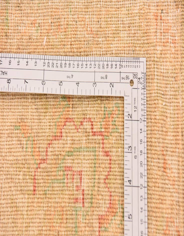 Detail image of  6' 9 x 9' 11  Hand Knotted Peshawar Ziegler Rug