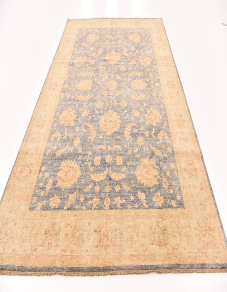 Detail image of  6' 9 x 9' 11  Hand Knotted Peshawar Ziegler Rug