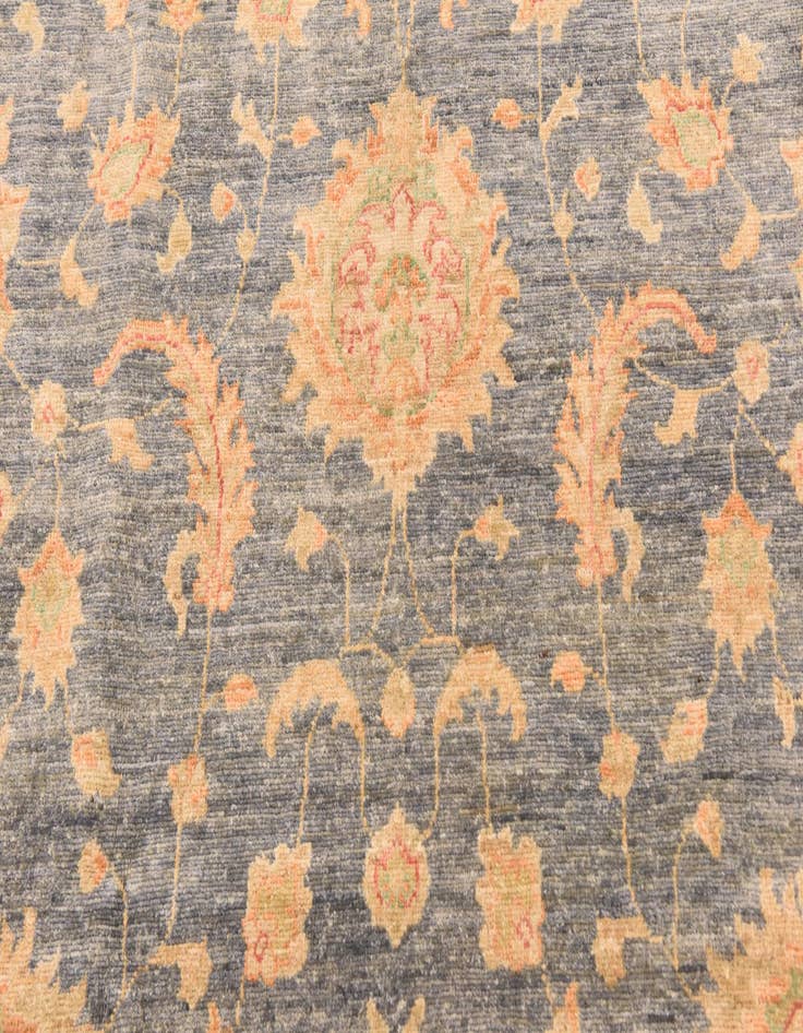 Detail image of  6' 9 x 9' 11  Hand Knotted Peshawar Ziegler Rug