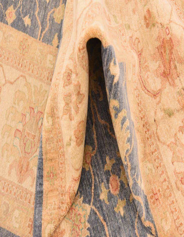 Detail image of  8' 8 x 12' 3  Hand Knotted Peshawar Ziegler Rug