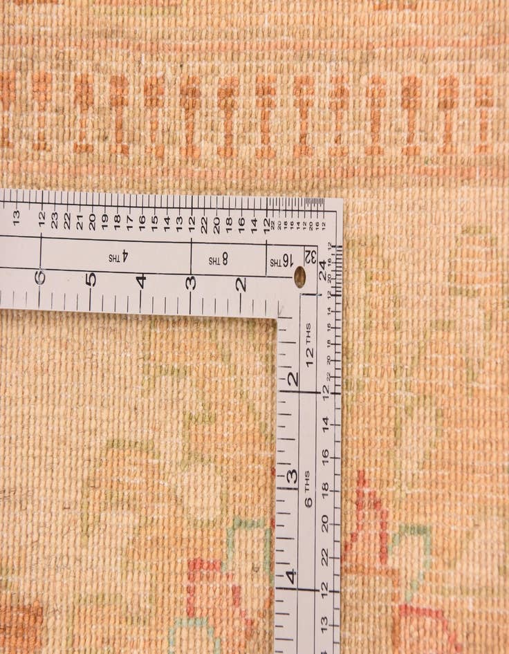 Detail image of  8' 8 x 12' 3  Hand Knotted Peshawar Ziegler Rug