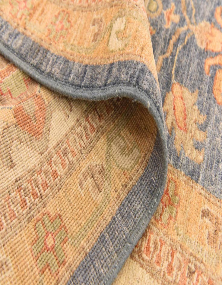 Detail image of  9' x 12' 5  Hand Knotted Peshawar Ziegler Rug