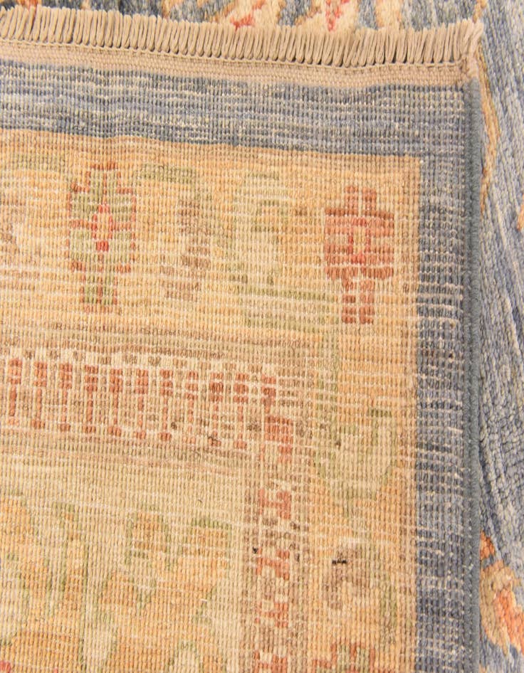 Detail image of  9' x 12' 5  Hand Knotted Peshawar Ziegler Rug
