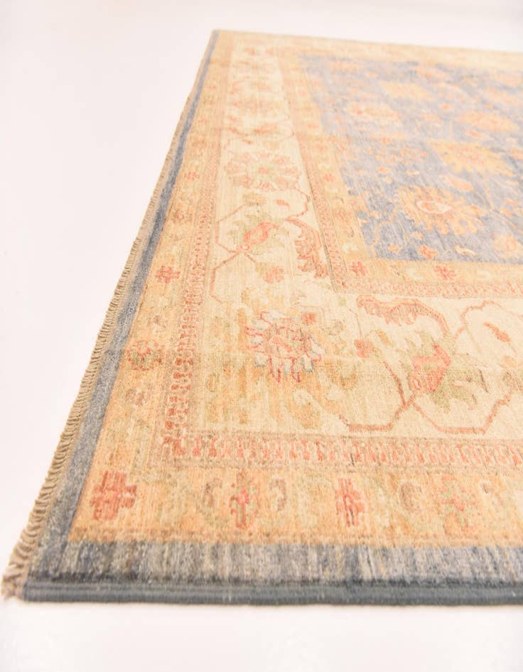 Detail image of  9' x 12' 5  Hand Knotted Peshawar Ziegler Rug