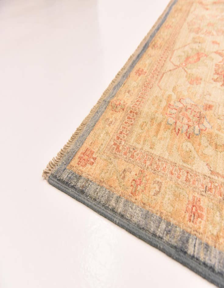 Detail image of  9' x 12' 5  Hand Knotted Peshawar Ziegler Rug