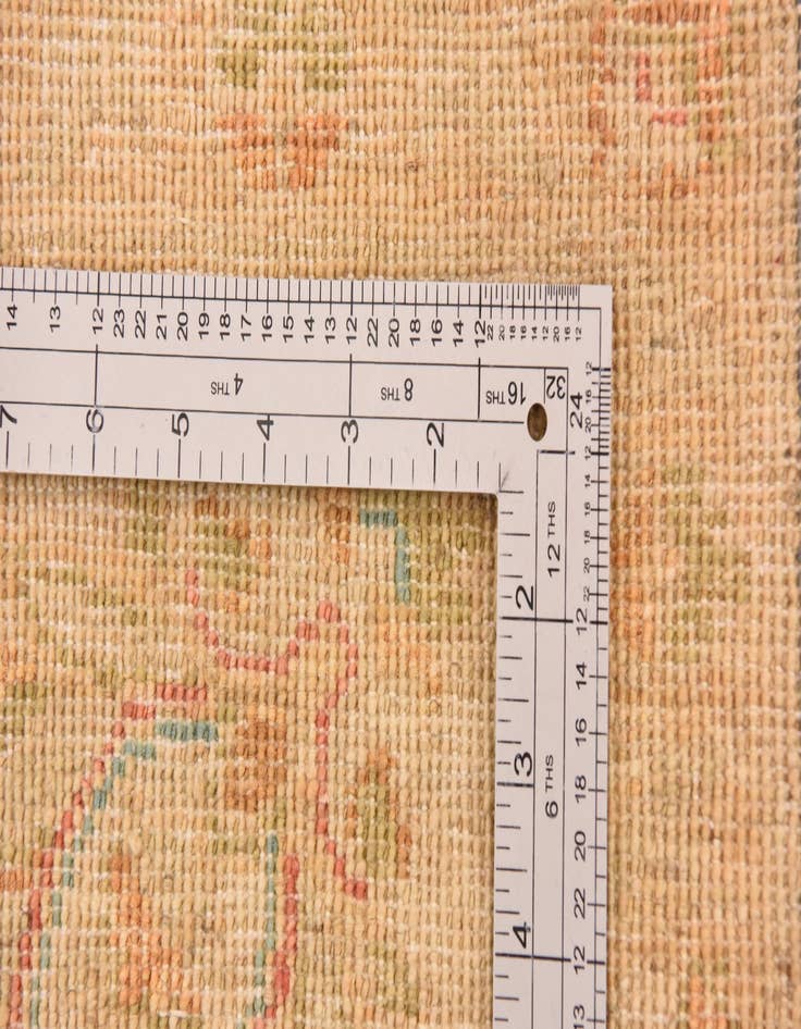 Detail image of  6' 8 x 9' 8  Hand Knotted Peshawar Ziegler Rug