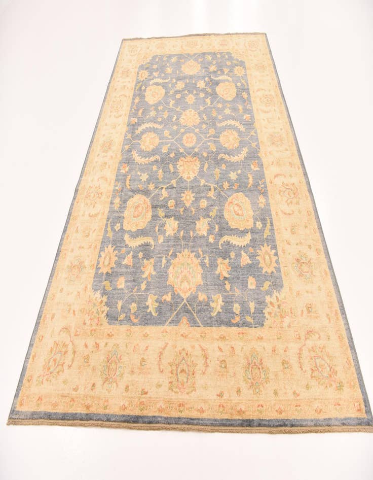 Detail image of  6' 8 x 9' 8  Hand Knotted Peshawar Ziegler Rug