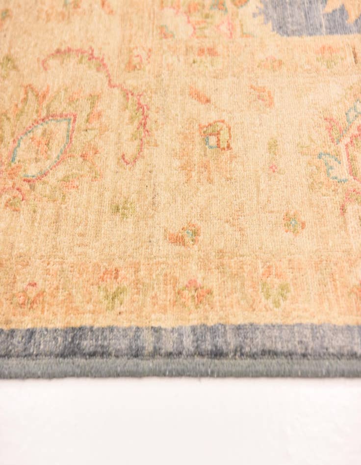 Detail image of  6' 8 x 9' 8  Hand Knotted Peshawar Ziegler Rug