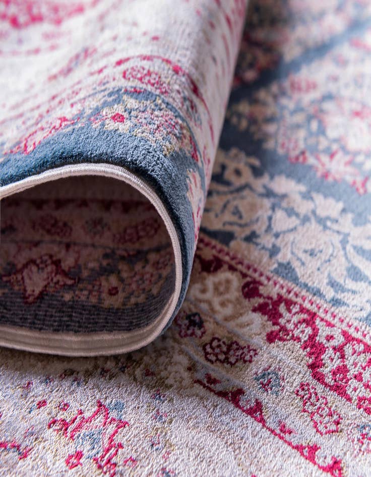 Detail image of  9' 2 x 12' 6 Qom Bamboo Silk Rug