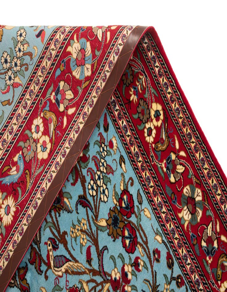 Detail image of  4' 8 x 6' 11 Qom Rug
