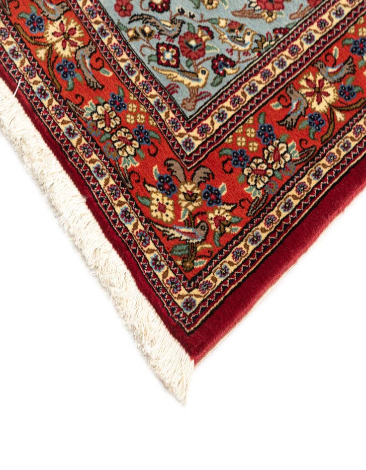 Detail image of  3' 5 x 5' 1  Hand Knotted Qom Persian Rug