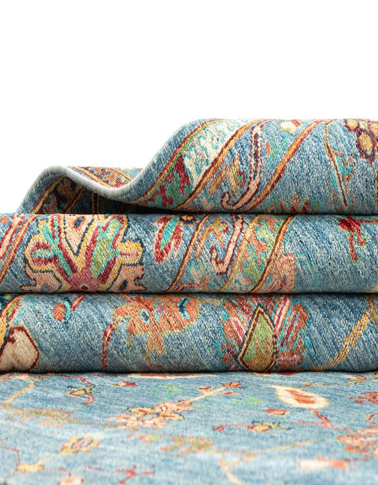 Detail image of  6' 9 x 10' Rubin Ziegler Wool Rug