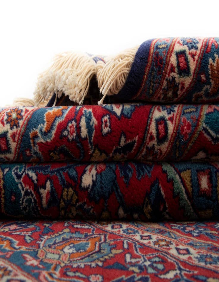 Detail image of  4' 5 x 7' 1 Sarough Wool Rug