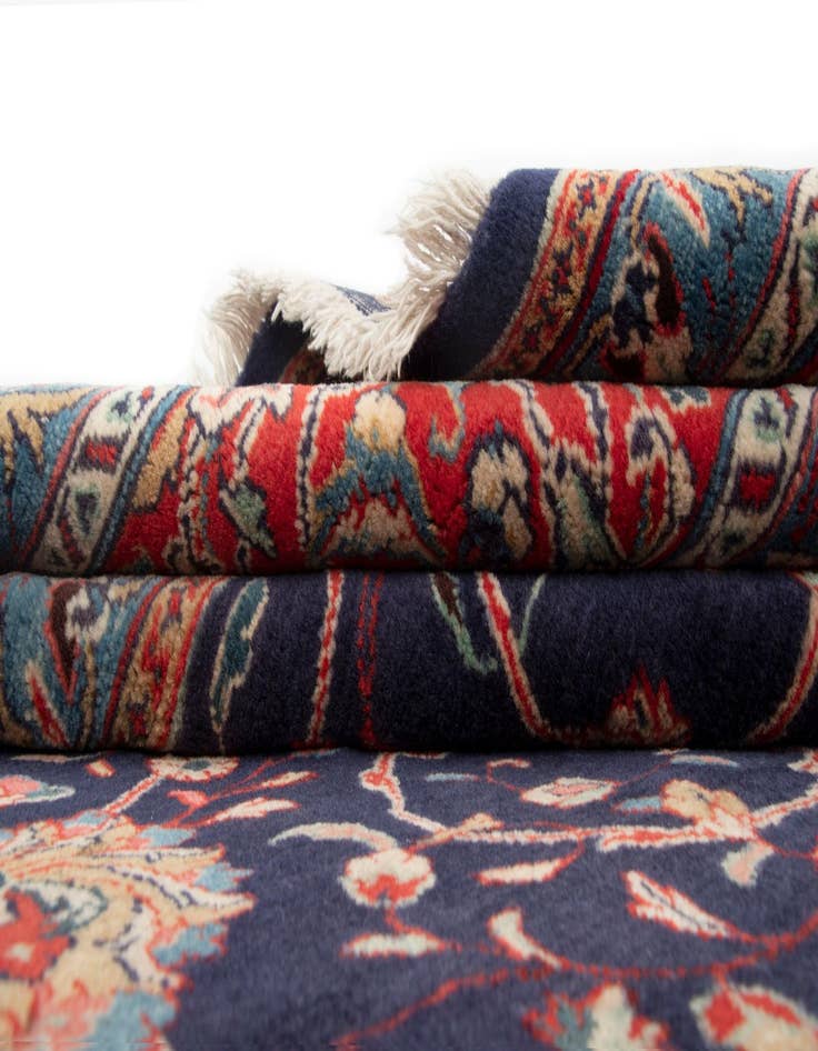 Detail image of  8' 7 x 11' 11  Hand Knotted Sarough Persian Wool Rug