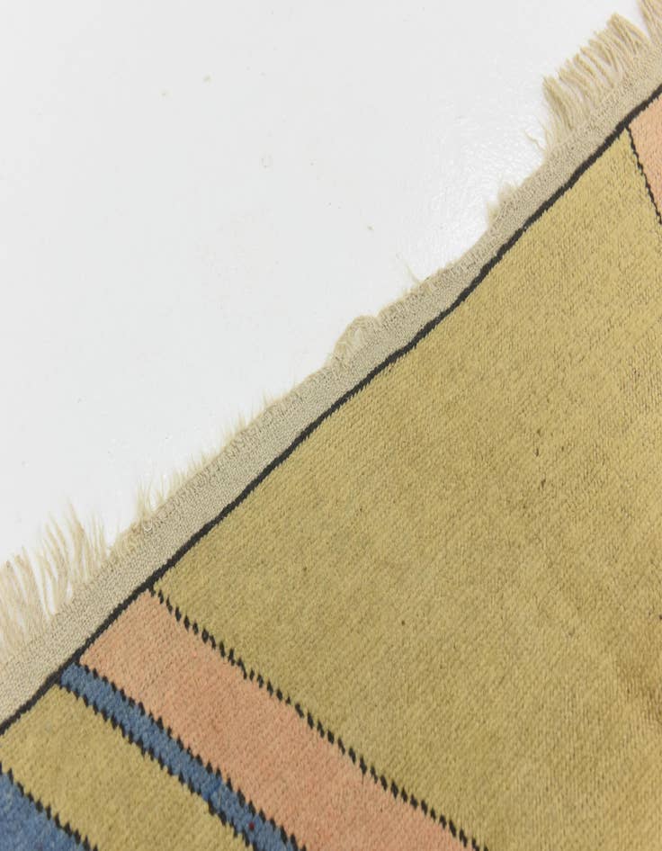 Detail image of  5' x 6' 10  Hand Knotted Shiraz-Gabbeh Persian Wool Rug