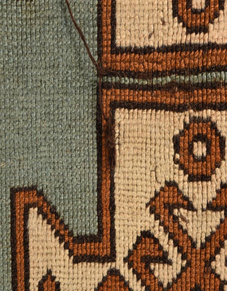 Detail image of 4' 7 x 6' Hand Knotted Shirvan Persian Wool Rug