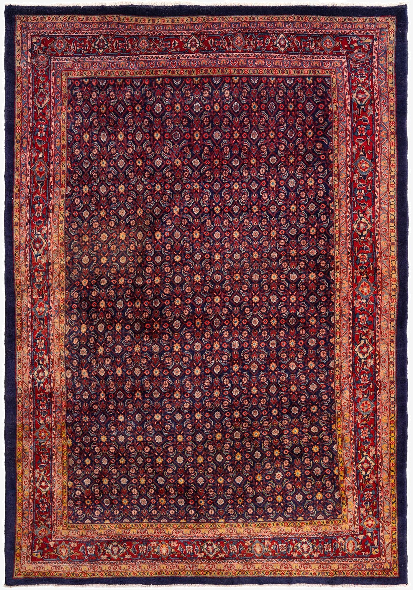  7' 2 x 10' 7 Tabriz Wool Rug