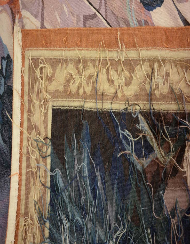 Detail image of  4' 2 x 5' 6 Tapestry Wool Rug