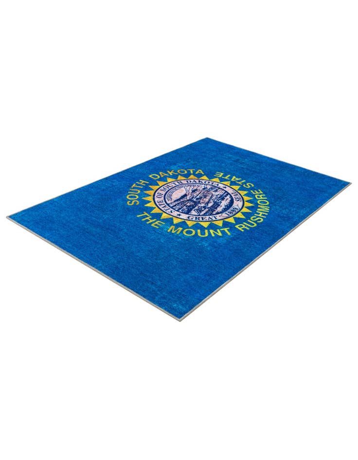 Detail image of  4' x 6' South Dakota The Flag Collection Rug