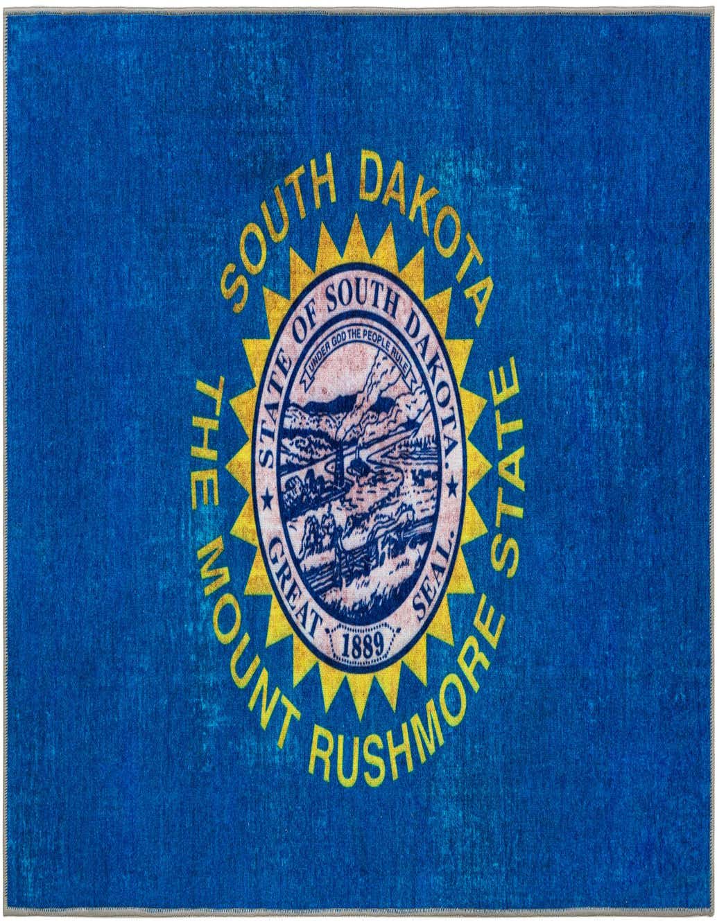 Primary image  5' x 7' South Dakota The Flag Collection Rug