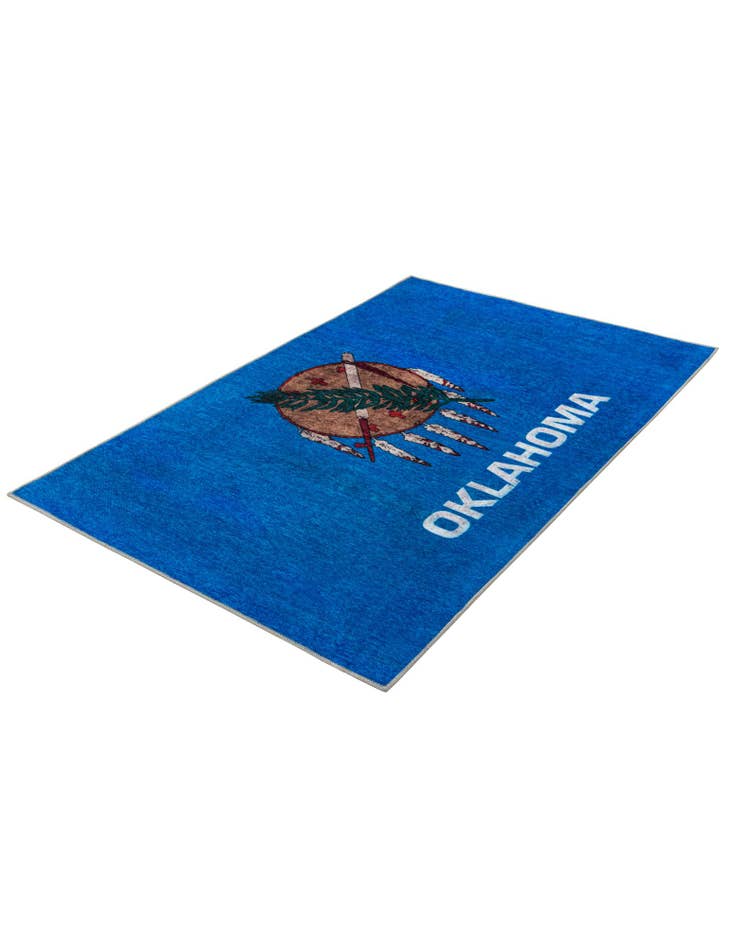 Detail image of  4' x 6' Oklahoma The Flag Collection Rug