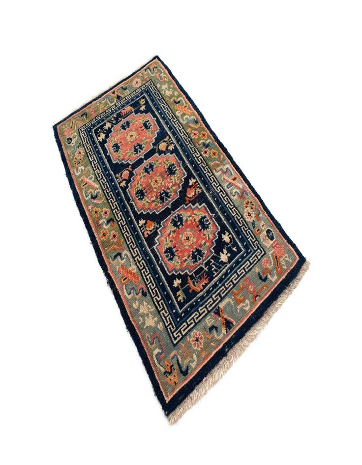 Detail image of  2' 7 x 4' 6  Hand Knotted Tibet Rug