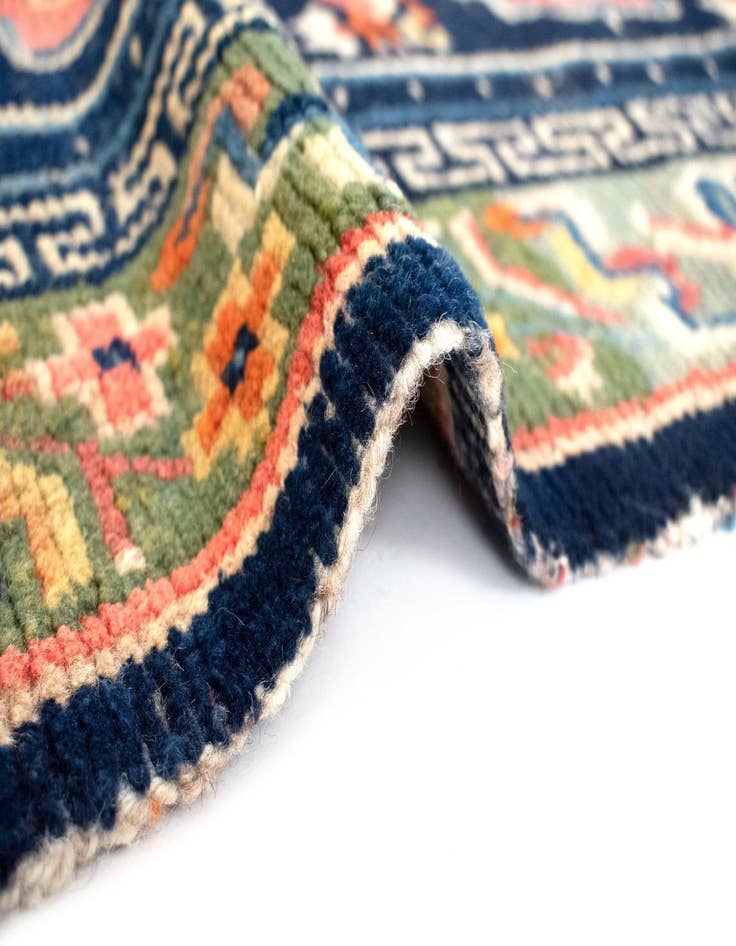 Detail image of  2' 7 x 4' 6  Hand Knotted Tibet Rug