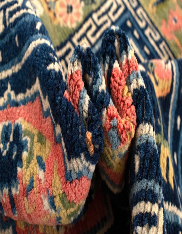 Detail image of  2' 7 x 4' 6  Hand Knotted Tibet Rug