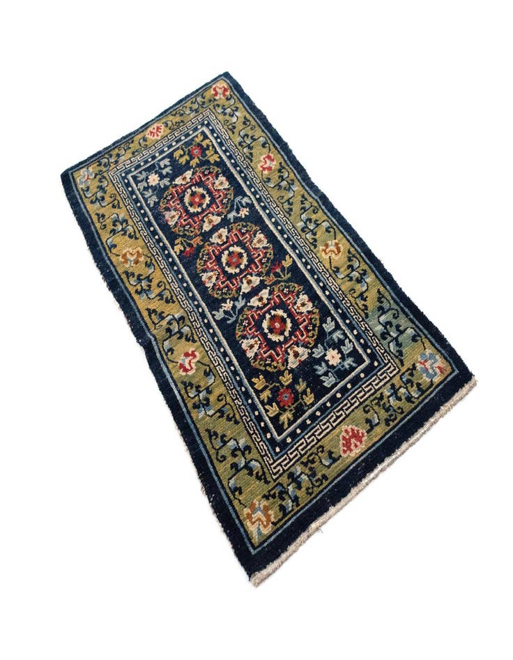 Detail image of  2' 4 x 4' 5  Hand Knotted Tibet Rug