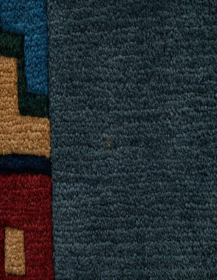 Detail image of  6' 7 x 9' 10  Hand Knotted Tibet Wool Rug