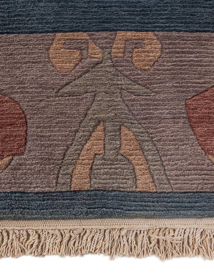 Detail image of  8' 3 x 11'  Hand Knotted Tibet Wool Rug