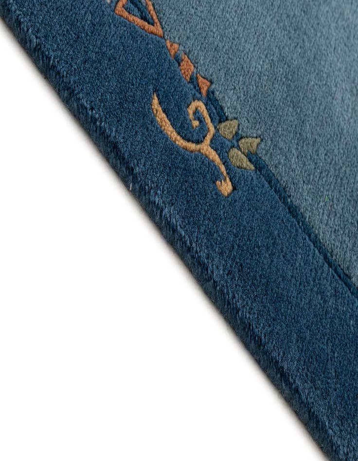 Detail image of  3' 1 x 5' 4  Hand Knotted Tibet Wool Rug