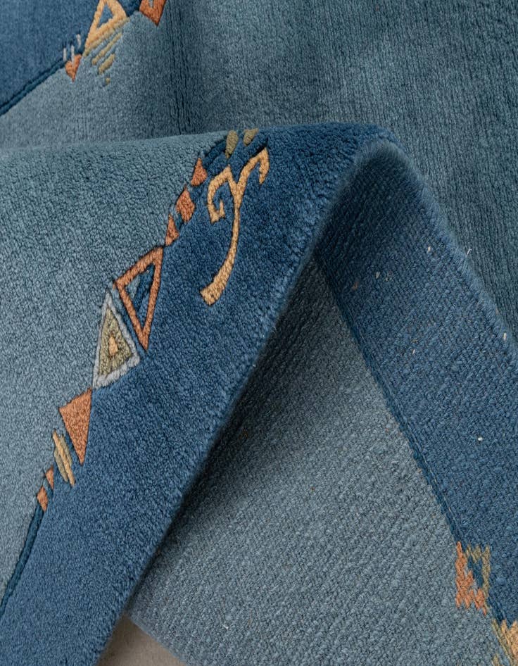 Detail image of  3' 1 x 5' 4  Hand Knotted Tibet Wool Rug