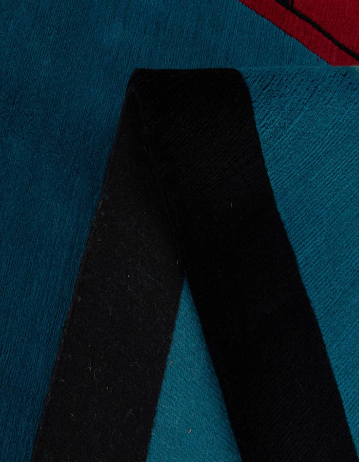 Detail image of  5' 9 x 7' 9  Hand Knotted Tibet Wool Rug