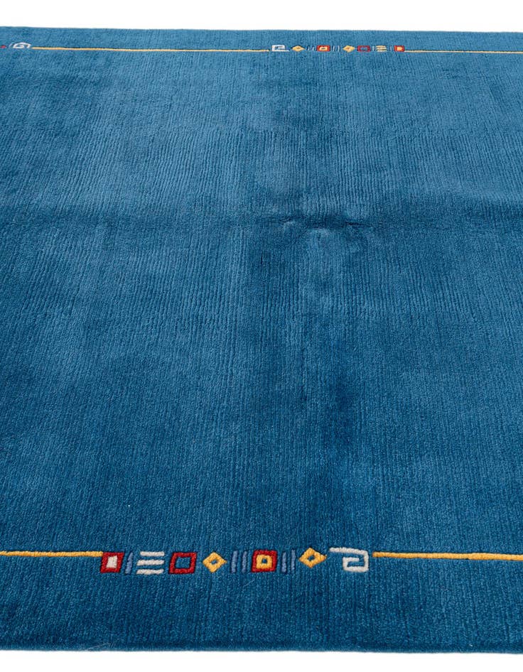 Detail image of  5' 7 x 7' 10  Hand Knotted Tibet Wool Rug