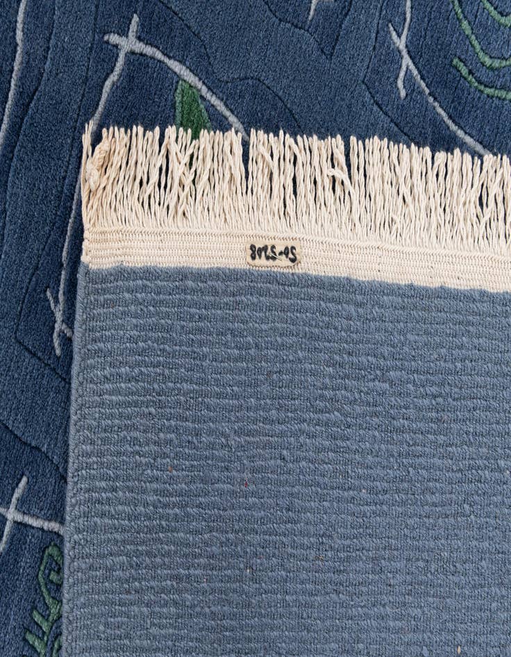 Detail image of  5' 8 x 7' 9  Hand Knotted Tibet Wool Rug