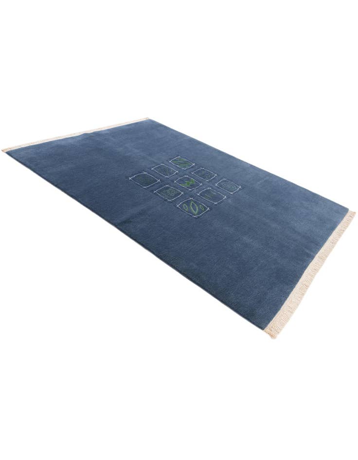 Detail image of  5' 8 x 7' 9  Hand Knotted Tibet Wool Rug