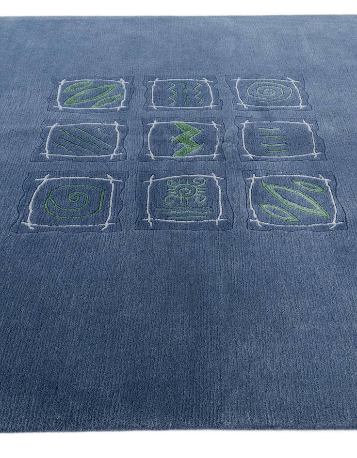 Detail image of  5' 8 x 7' 9  Hand Knotted Tibet Wool Rug