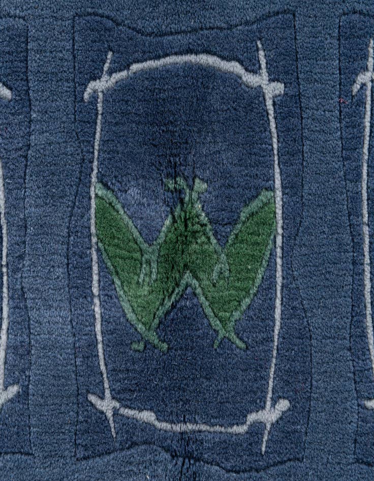 Detail image of  5' 8 x 7' 9  Hand Knotted Tibet Wool Rug