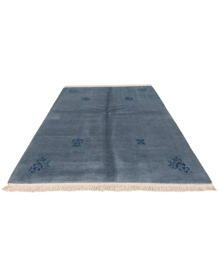 Detail image of  5' 8 x 7' 8  Hand Knotted Tibet Wool Rug