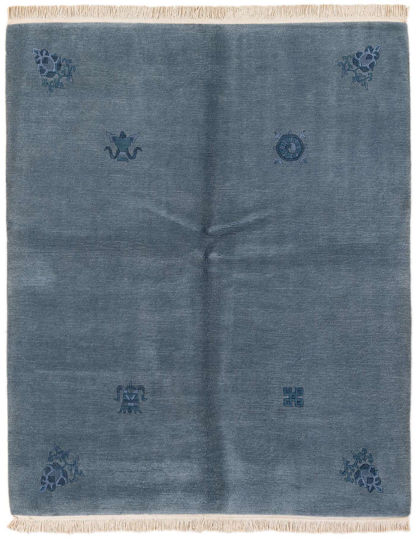 Primary image  5' 8 x 7' 8  Hand Knotted Tibet Wool Rug