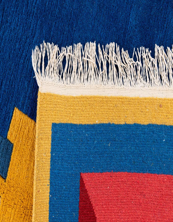 Detail image of  5' 7 x 7' 9  Hand Knotted Tibet Wool Rug