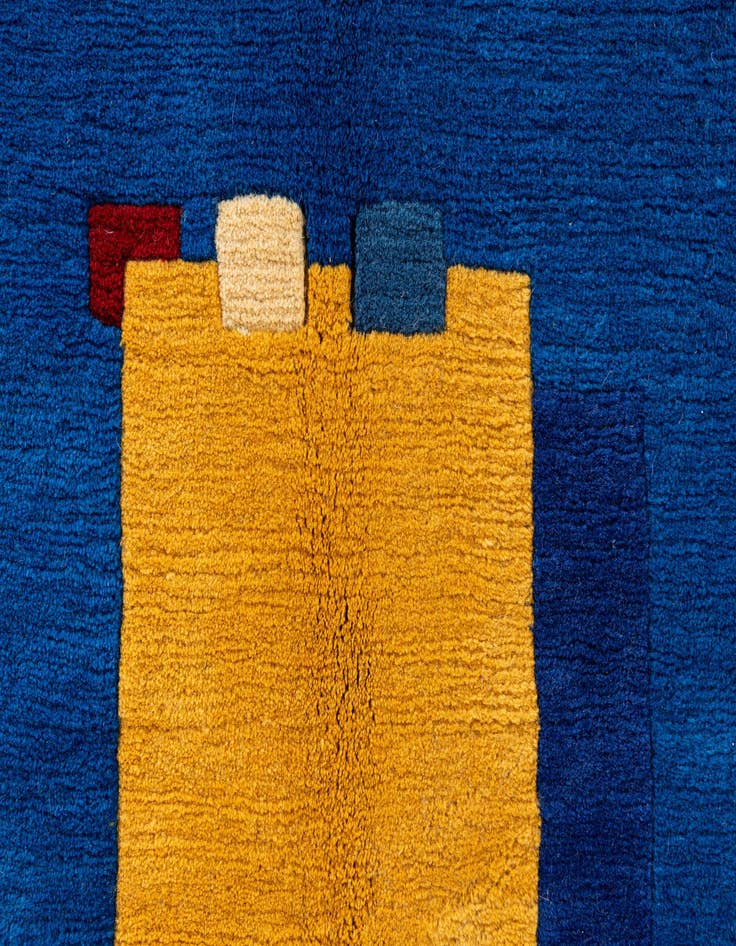 Detail image of  5' 7 x 7' 9  Hand Knotted Tibet Wool Rug