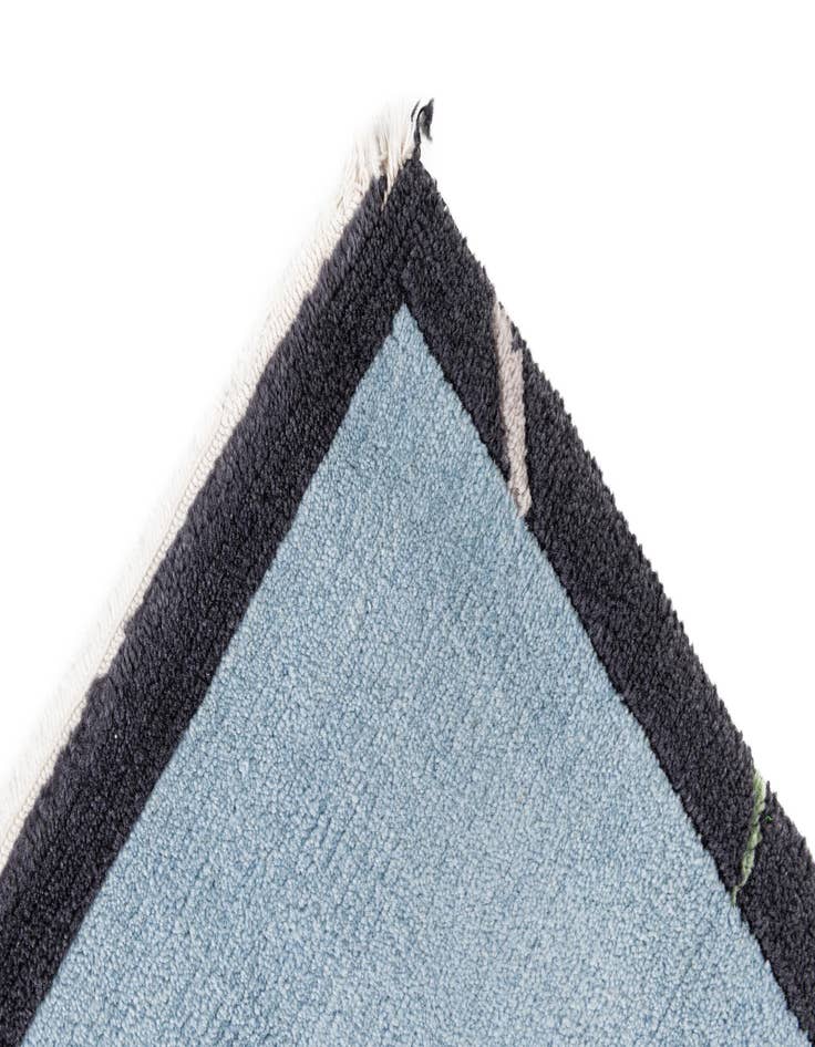 Detail image of  5' x 6' 5  Hand Knotted Tibet Wool Rug