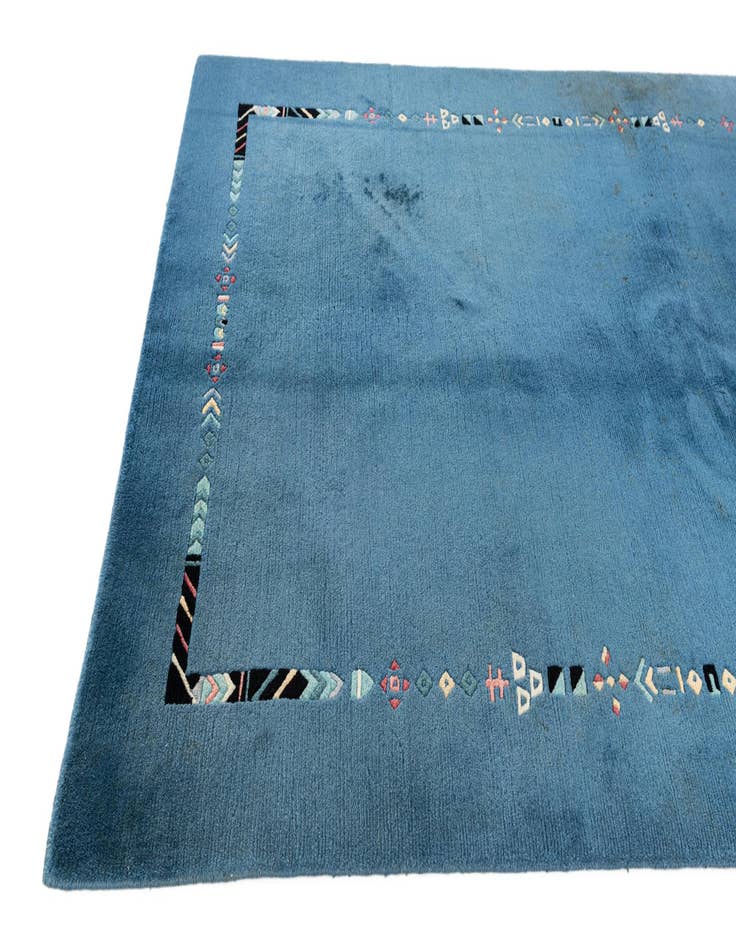 Detail image of  4' 8 x 6' 7  Hand Knotted Tibet Wool Rug