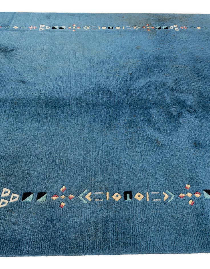 Detail image of  4' 8 x 6' 7  Hand Knotted Tibet Wool Rug