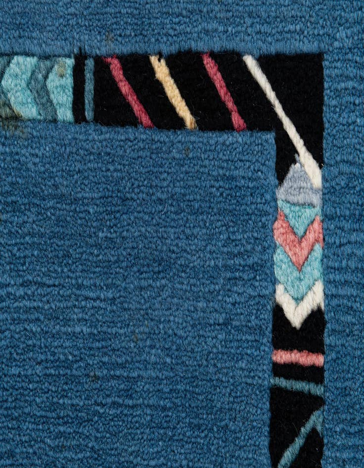 Detail image of  4' 8 x 6' 7  Hand Knotted Tibet Wool Rug