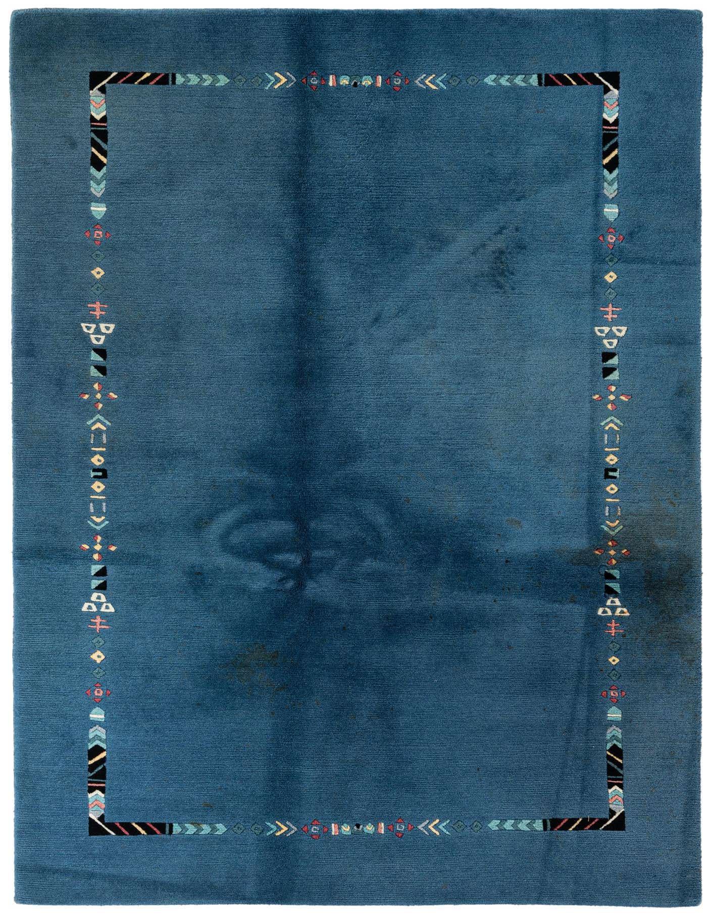 Primary image  4' 8 x 6' 7  Hand Knotted Tibet Wool Rug