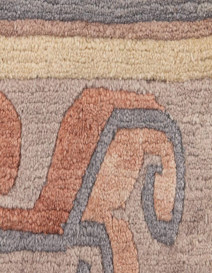 Detail image of  8' 2 x 9' 8  Hand Knotted Tibet Wool Rug