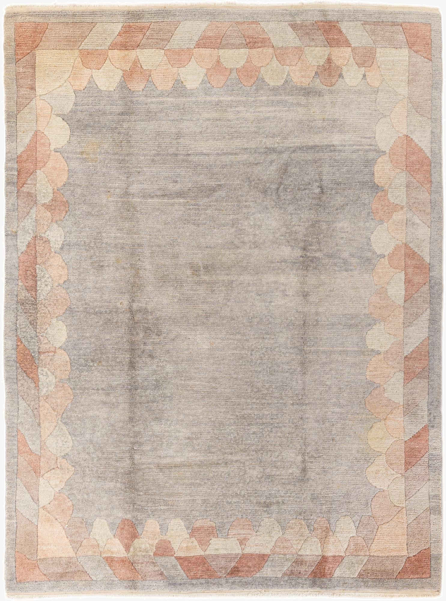  6' 5 x 8' 6  Hand Knotted Tibet Wool Rug